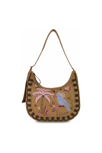 Oilily Vyšívaná taška cez rameno 34 cm