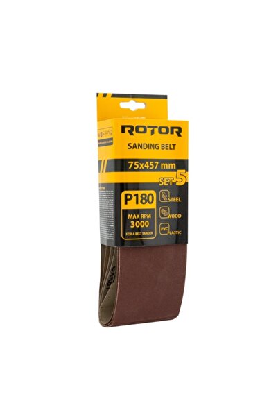 Rotor Bandă abrazivă P 180 75*457 set 5