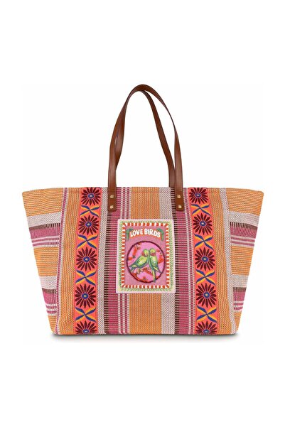 Oilily Nákupná taška s pruhmi 39 cm