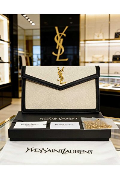 Lou Puffer Toy YSL Shoulder Bag in Quilted Leather Canvas and Leather Uptown ...