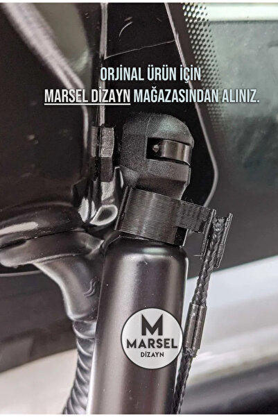 MarselDizayn Renault Twingo Pandizot İpi Klipsi - 2 Adet - Siyah