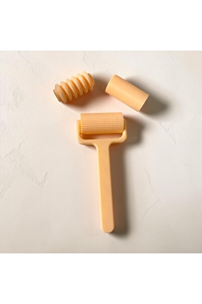Major Hobi Interchangeable 3-Piece Texture Roller and Handle Set – Ceramic, C...