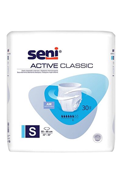 Seni Active Classic Diapers, Size S, 30 pcs
