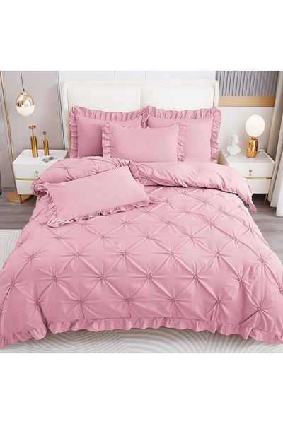 Pucioasa Bed linen with pleats for a double bed for 2 people Pucioasa, CVA 4 ...