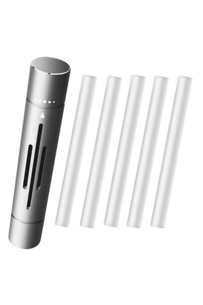 G Glixicom Odorizant auto din aluminiu cu 5 rezerve de uleiuri esențiale