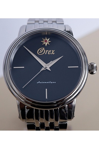 Orex Automatic wristwatch "Comte des Carpates Deluxe-C" blue