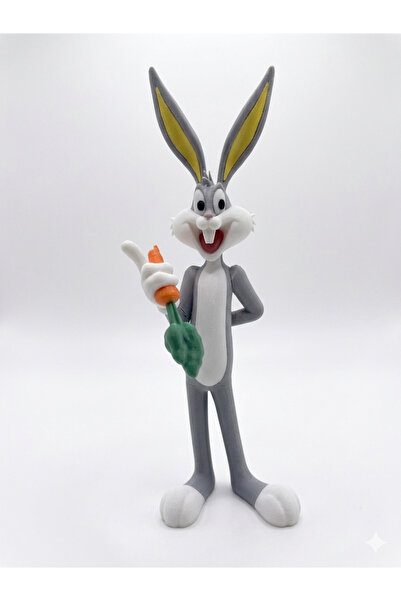 ÜNALTEKİN TASARIM Bugs Bunny Oyuncak Figür Plastik 30cm