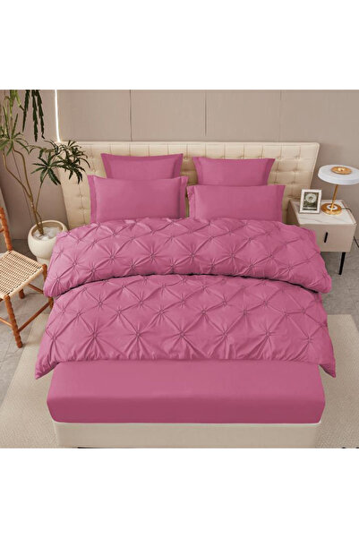 Pucioasa Bed linen with elastic and pleats for double bed Pucioasa, CVA 4 pie...