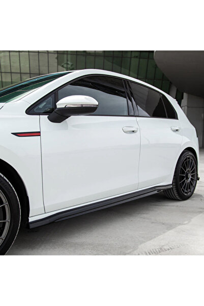 TMZ Garage Volkswagen Golf 8 R-Line 2020+ Yan Marşpiyel Piano Black Marşpiyel...
