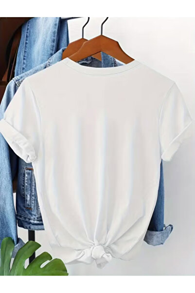 LİNA06 Women'sTravel Inspired T-Shirt - Home Comfort, Elegant Style