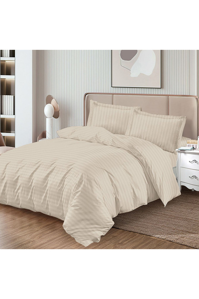 Pucioasa Lenjerie de pat damasc cu elastic pentru pat dublu Pucioasa, CVA 4 p...