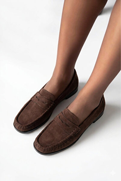 HVZ Exclusive Brown Suede Moccasin Women's Daily Comfortable Ergonomic Mary J...