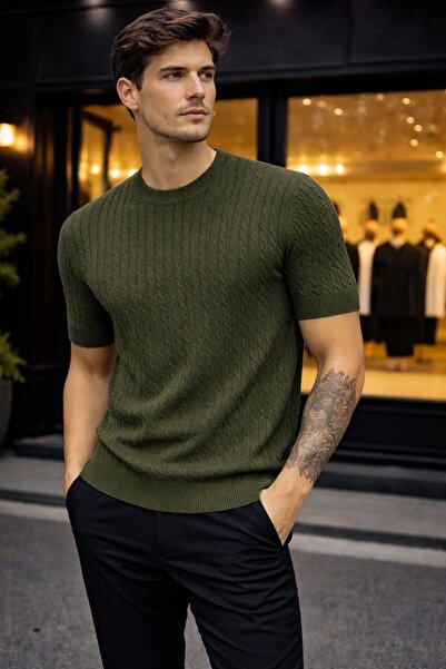 Gül Maison Premium Knitwear T-Shirt – Slim Fit, Soft Texture, Summer Men's Top