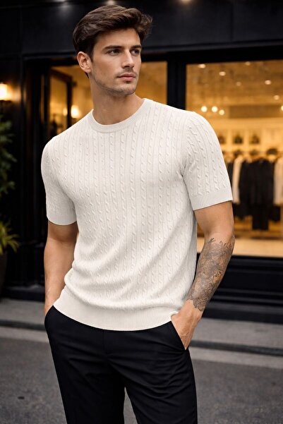 Gül Maison Premium Knitwear T-Shirt – Slim Fit, Soft Texture, Summer Men's Top