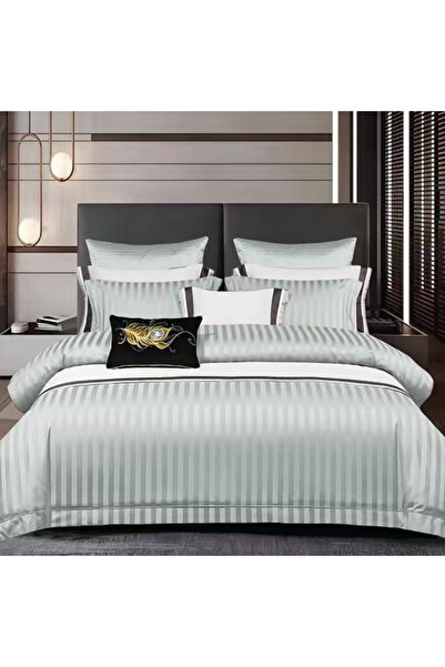 Pucioasa Damask bed linen with elastic for double bed Pucioasa, CVA 6 pieces,...