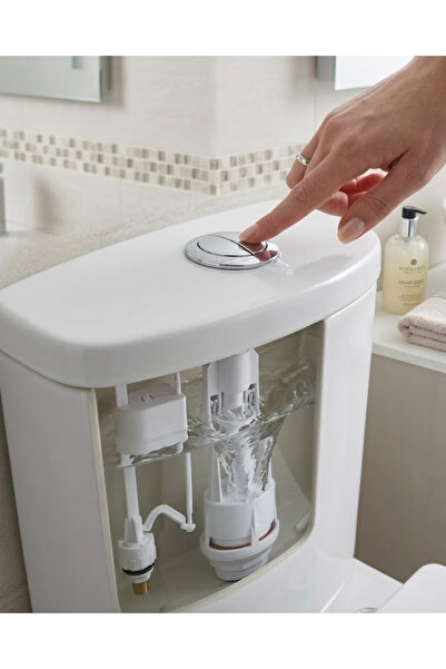 ZERO LAND STOROZAL Εσωτερικό Σετ Καζανακίου Τουαλέτας με Σύστημα Πίεσης και Ρ...