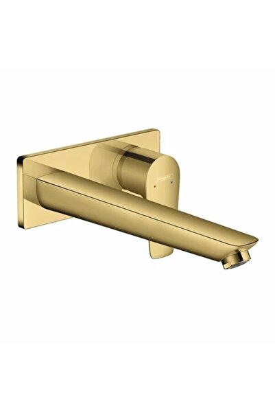 Hansgrohe Baterie lavoar incastrata Talis E pipa 22.5 cm auriu lucios