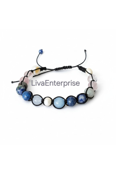 LivaEnterprise Vertigo Doğaltaş Örgü Bileklik