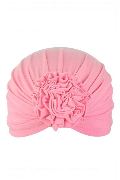 OEM TURBAN ROZ PENTRU FETE- SET 3 BUCATI