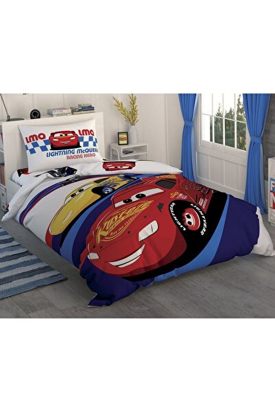 Taç مجموعة أغطية لحاف فردية أصلية مرخصة من ديزني كارز