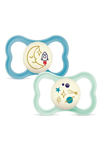 MAM Air I Day&Night l Emzik 2'li Set I Sterilize Kutuda I 16+ I Ay/Galaksi