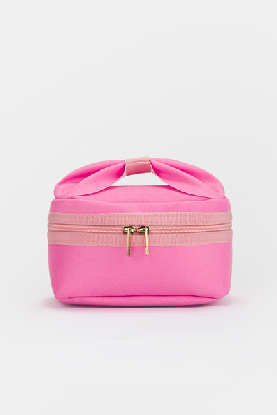 Lui Baby Medium Size Ribbon Makeup Bag Cosmetic Organizer Travel Bag