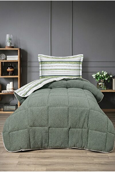 Rivosa Cloudia Sherpa Πάπλωμα Άνεσης για Ύπνο, Σετ Ύπνου 3 τεμαχίων για Μονό ...