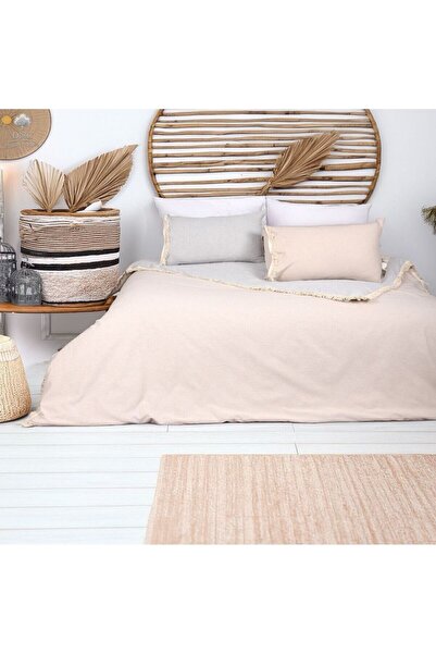 DNC home tekstil Gray Beige Double Duvet Cover Set