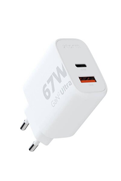 Xtorm Încărcător de casă 67W GaN2 Ultra USB-C PD/USB-A Alb