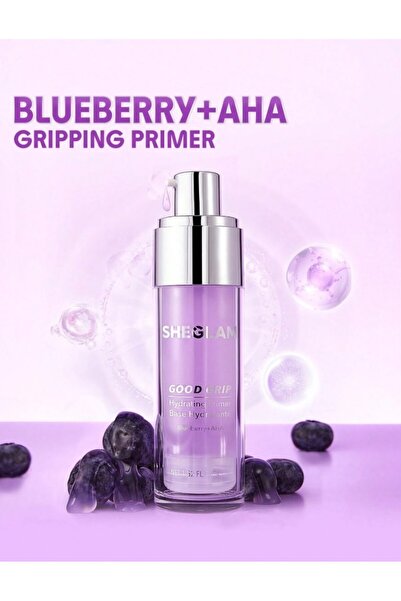 SHEGLAM Good Sıkı Tutucu Nemlendirici Makyaj Bazı-Blueberry Yağ ve Silikon İç...