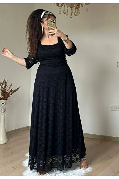 AZRA BUTİK Gupur Princess Dress Black