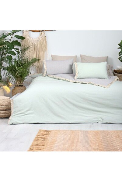 DNC home tekstil Gray Sage Single Duvet Cover Set