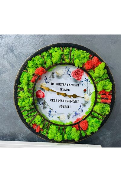 Licheni Design Lichen clock 40cm