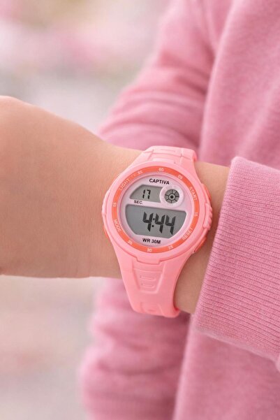 captiva Digital 3 Atm Water Resistant Children's Wristwatch with Light+Alarm+...