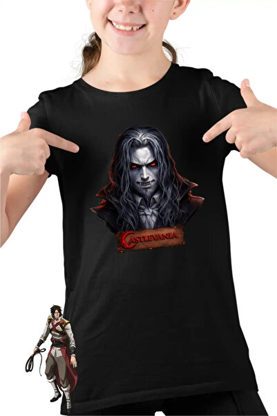 OEM Tricou Copii Fete Castlevania Dracula Gothic Horror
