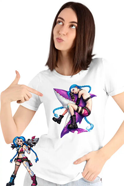 OEM Jinx Arcane Shark Runeterra Women's T-Shirt