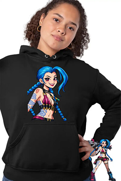 OEM Hanorac Femei Jinx Arcane Runeterra