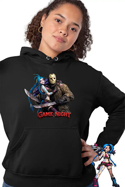 OEM Women's Hoodie Jinx Jason Voorhees Arcane Runeterra