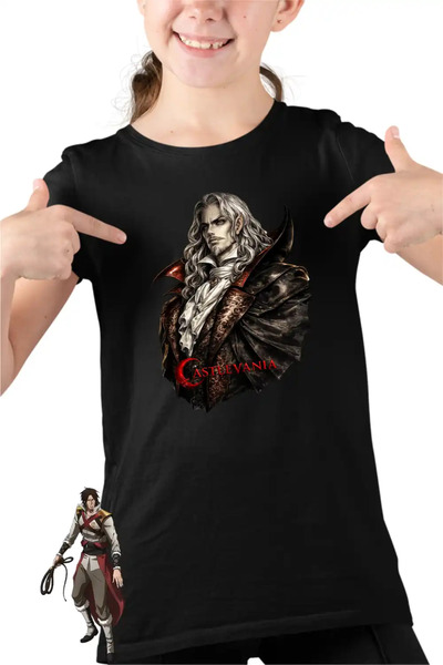 OEM Tricou Copii Fete Castlevania Conte Dracula