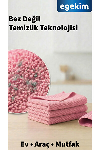 EGEKİM Çok Amaçlı Mikrofiber Bez – Ev, Araç, Mutfak İçin Profesyonel Temizlik...