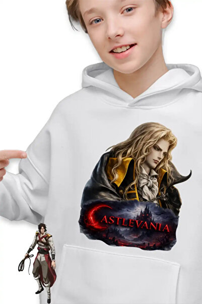 OEM Детски суичър за момчета Касълвания Дракула Алукард