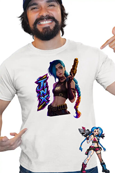 OEM Men's Arcane Runeterra Jinx T-Shirt