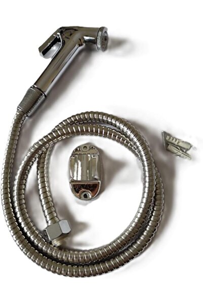 Generic طقم دش يدوي من الكروم ABS مع خرطوم بطول 1.2 متر