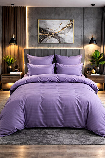 Damask Finet Bed Linen 6 Pieces, Fitted Sheet, Damask Finet, Hotel Luxury miniatura 3