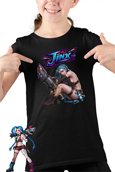 OEM Παιδικό Κοριτσίστικο Μπλουζάκι Arcane Jinx Runeterra