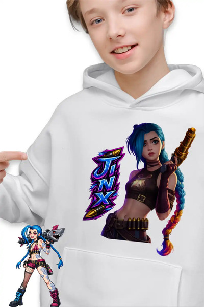 OEM Hanorac Copii Baieti Arcane Runeterra Jinx