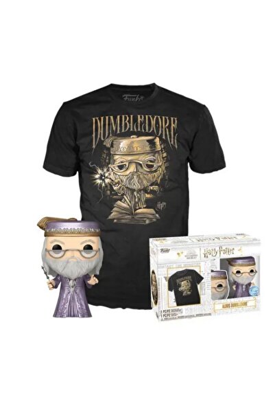 Funko Pop Funko - Pop! Harry Potter - Pop! And Dumbledore T-Shirt in Size L