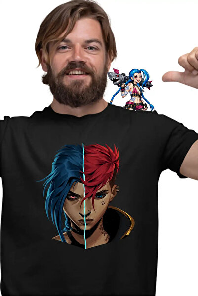 OEM Men's Arcane Jinx Vi Runeterra T-Shirt