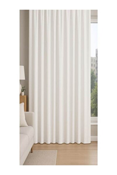 Home ALYA concept Kar Beyaz Saten GÜNEŞLİK - Fon Veya Tül Her Kombine Uygun