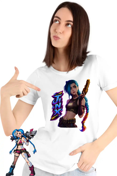 OEM Arcane Runeterra Jinx Women's T-Shirt